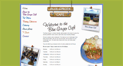 Desktop Screenshot of bluegingercafelanai.com